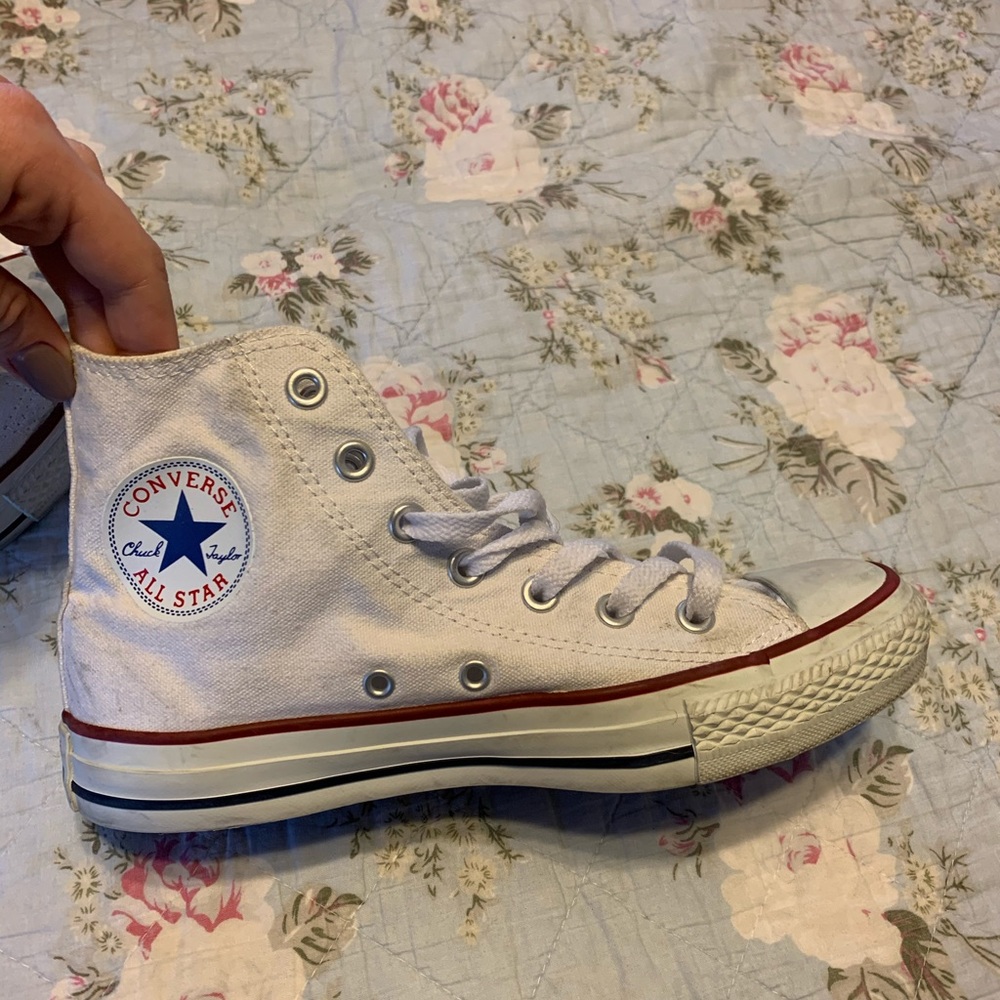 White high top converse